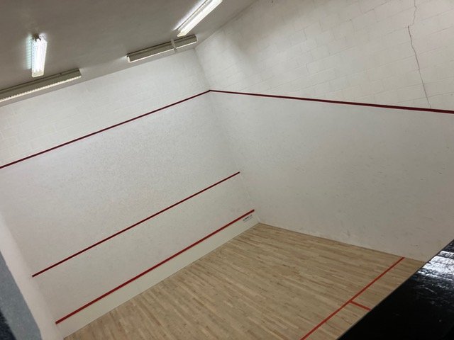 New squash court at Tregaron
